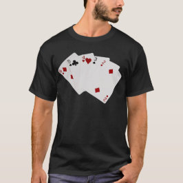 T-shirt Mãos Poker - Hetero - Seis A Duas