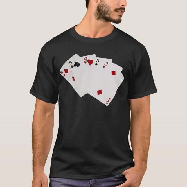 T-shirt Mãos Poker - Hetero - Seis A Duas (Frente)