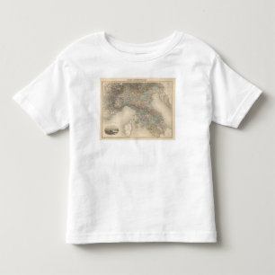T-shirt Mapa 2 de Italia