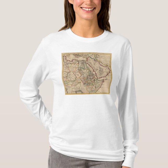 T-shirt Mapa africano (Frente)