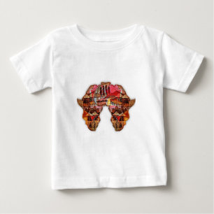 T-shirt Mapa Africano: Celebrar a Estação com a Cultura