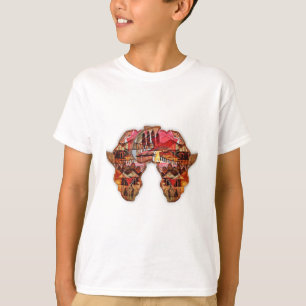 T-shirt Mapa Africano: Celebrar a Estação com a Cultura