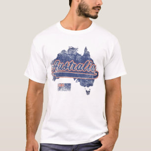T-shirt Mapa da Austrália