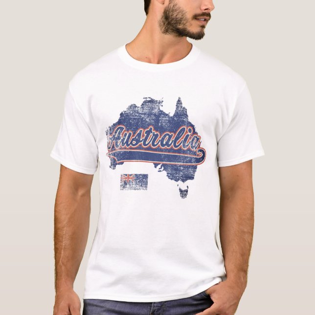 T-shirt Mapa da Austrália (Frente)