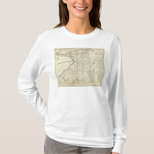 T-shirt Mapa da compra ou do Geneseo ocidental de Morris