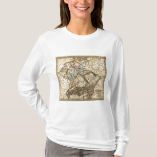 T-shirt Mapa da Europa Oriental