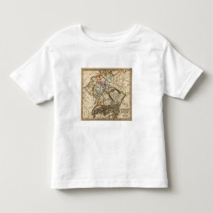 T-shirt Mapa da Europa Oriental