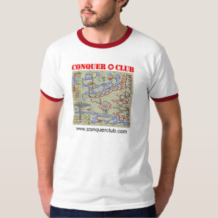 T-shirt Mapa da ofensiva de WW2 Ardennes