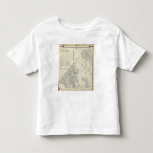 T-shirt Mapa da seção de T2223S R1617E Tulare County