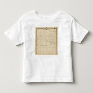 T-shirt Mapa da seção de T24S R22E Tulare County