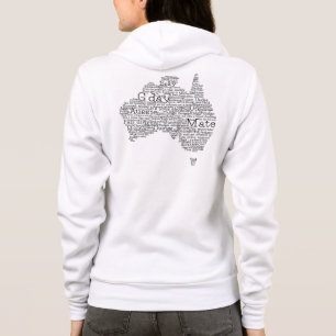 T-shirt Mapa das gírias australianas