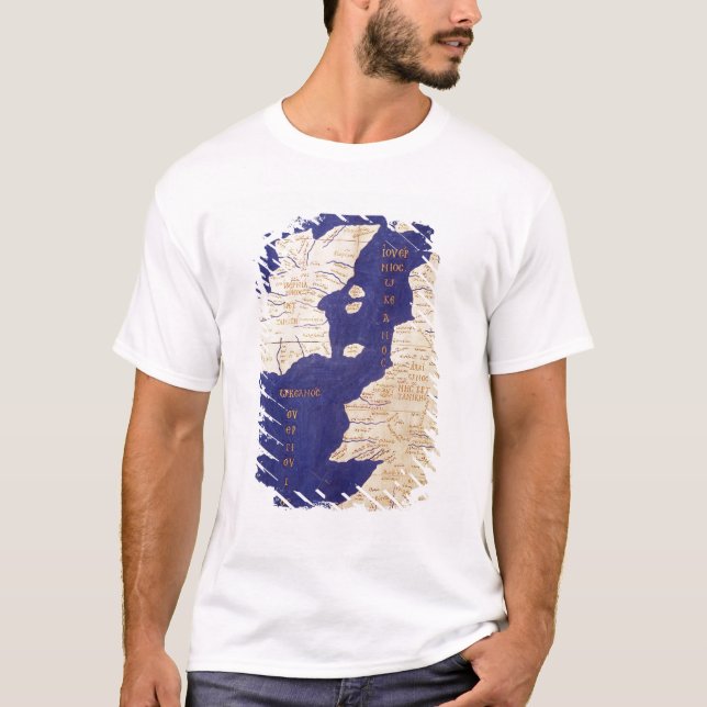T-shirt Mapa das ilhas britânicas, 'de Geographia (Frente)