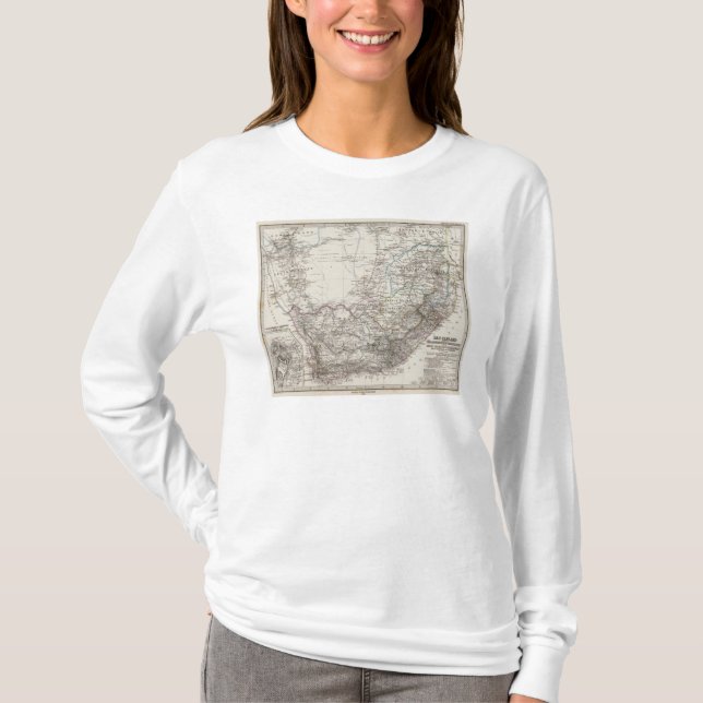 T-shirt Mapa de África do Sul (Frente)
