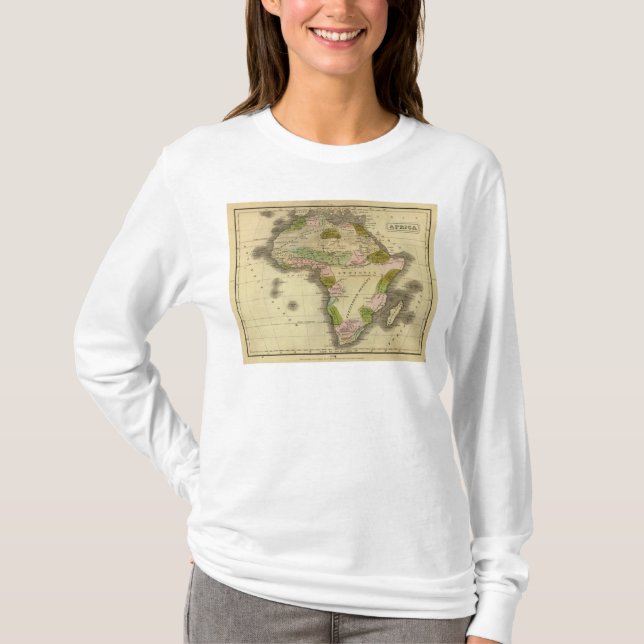 T-shirt Mapa de África Olney (Frente)
