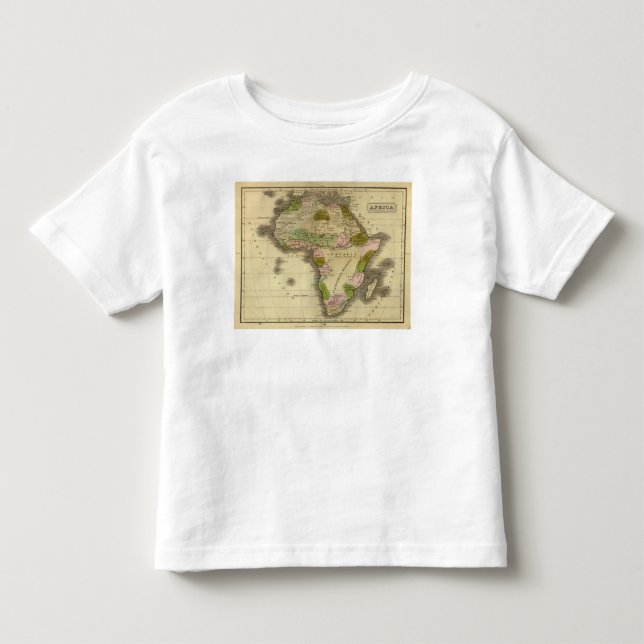 T-shirt Mapa de África Olney (Frente)