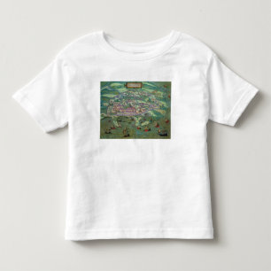 T-shirt Mapa de Alexandria, 'de Civitates Orbis Terrarum