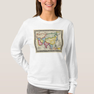 T-shirt Mapa de Ásia