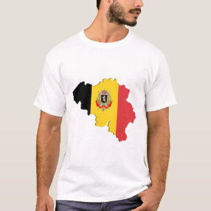 T-shirt Mapa de Bélgica
