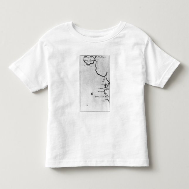 T-shirt Mapa de Brobdingnag (Frente)