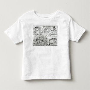 T-shirt Mapa de Caernarvon, 1616