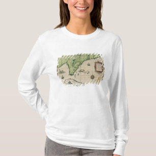 T-shirt Mapa de Florida, 'de Narratio Brevis