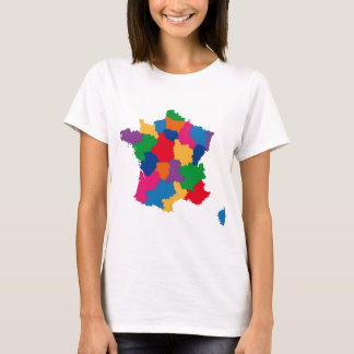 T-shirt Mapa de France