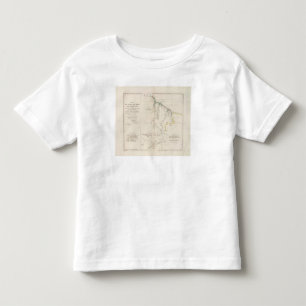 T-shirt Mapa de Guiana britânico
