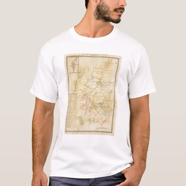 T-shirt Mapa de índice (Frente)