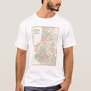 T-shirt Mapa de índice de Oakland