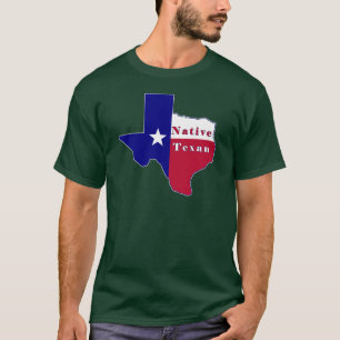 T-shirt Mapa de Sinalizador de Texto Nativo