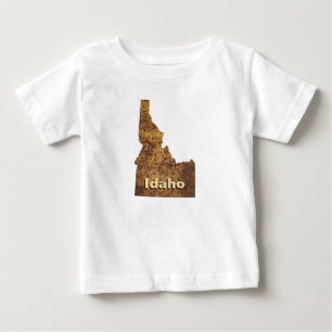 T-shirt Mapa de Spud Idaho