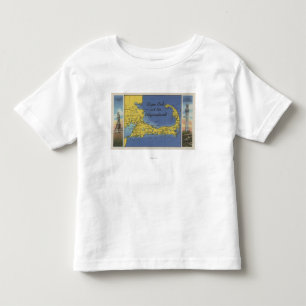 T-shirt Mapa detalhado do Pilgrimland
