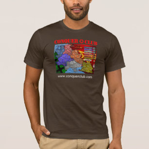 T-shirt Mapa dianteiro oriental de WWII