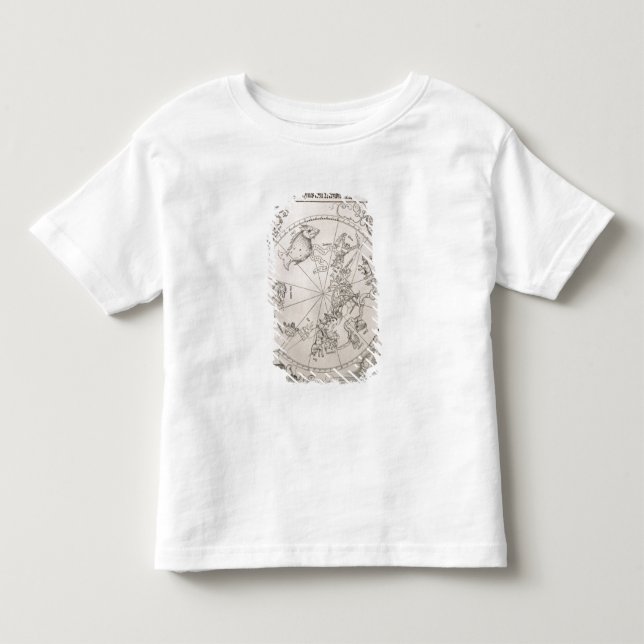 T-shirt Mapa do céu do sul (Frente)