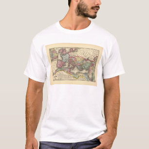 T-shirt Mapa do império romano