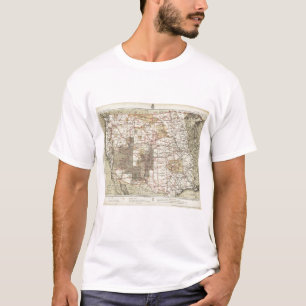 T-shirt Mapa do progresso 1878 das avaliações geográfic