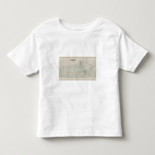 T-shirt Mapa do ramo longo, NJ