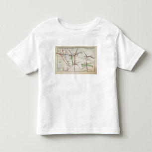 T-shirt Mapa do transporte de Londres, c.1915