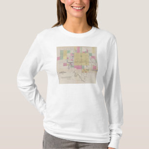 T-shirt Mapa dos Emporia, Kansas