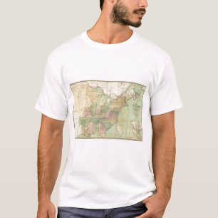 T-shirt Mapa dos Estados Unidos 6