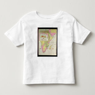 T-shirt Mapa dos países de África