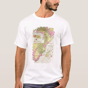 T-shirt Mapa dos países de África