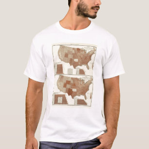 T-shirt Mapa estatístico das mortes