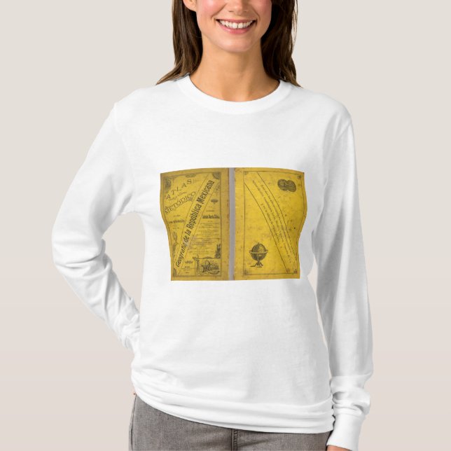 T-shirt Mapa geográfico (Frente)