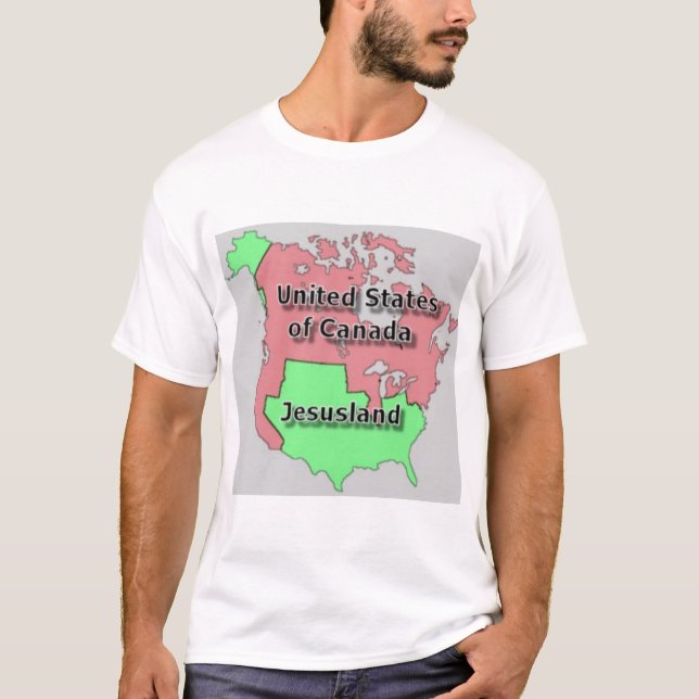 T-shirt Mapa novo (Frente)