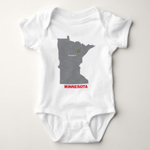 T-shirt Mapa personalizado da cidade nataa de MINNESOTA