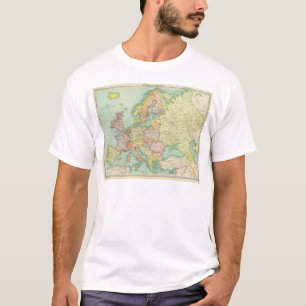 T-shirt Mapa político de Europa