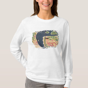 T-shirt Mapa português da exploração de Mombassa