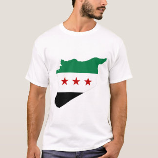 t-shirt - mapa síria livre