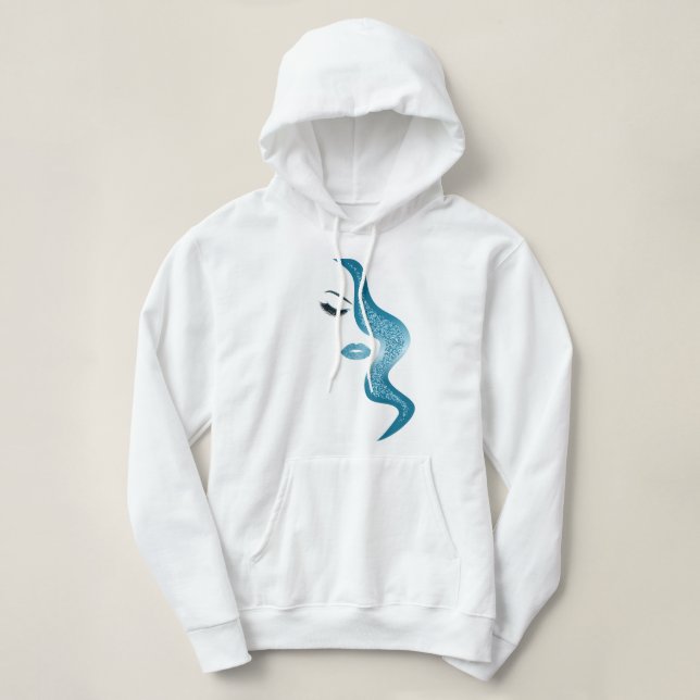 T-shirt Maquiagem com efeito de brilho (Frente do Design)